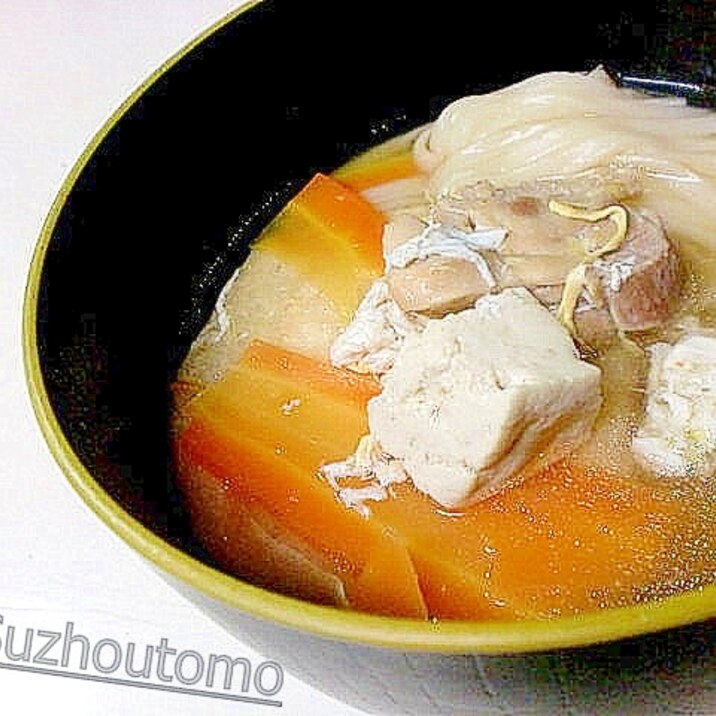 リメイクde卵とじ煮込みうどん